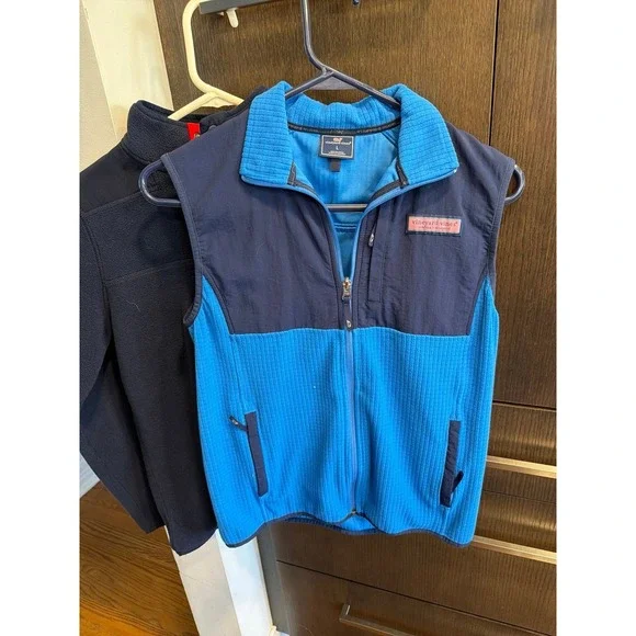Vineyard vines boys large 16 shirts bundle long sleeve fleece vest - Picture 6 of 9